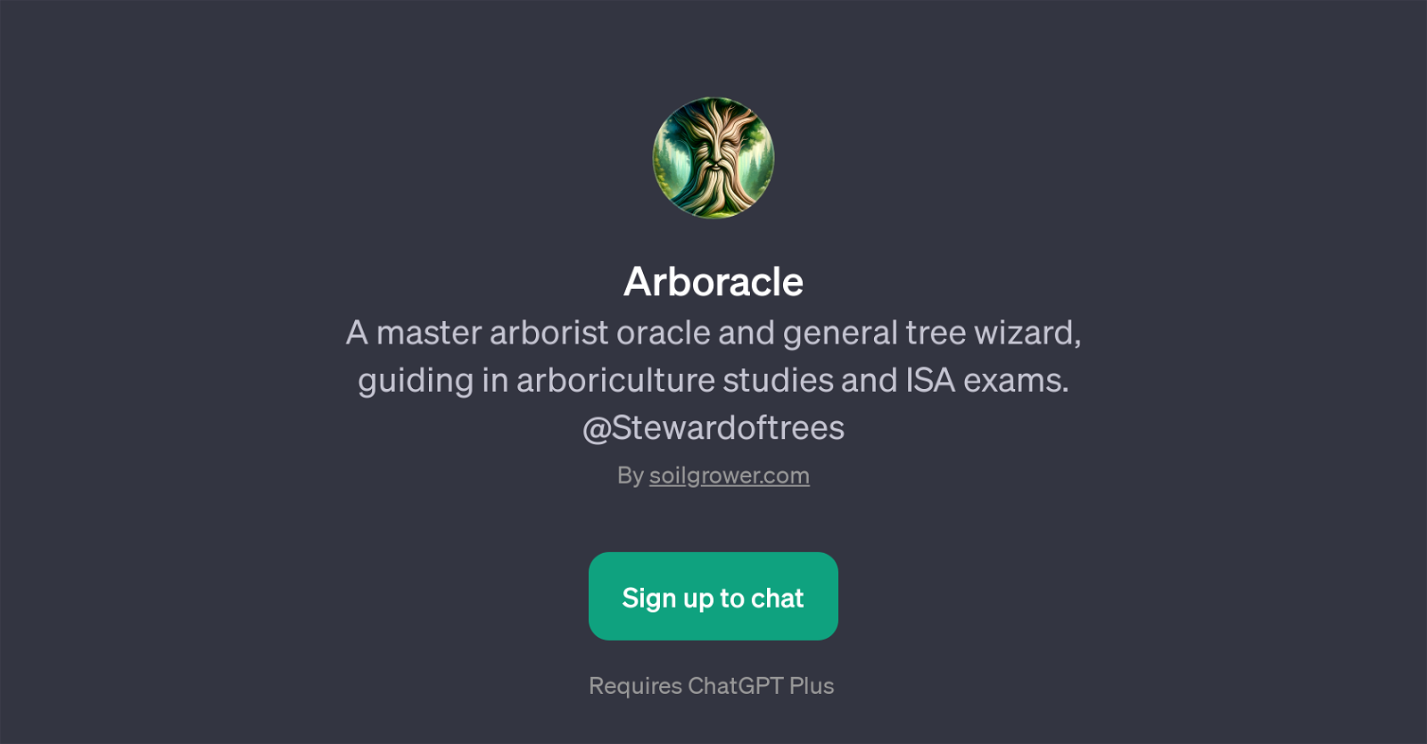 Arboracle website