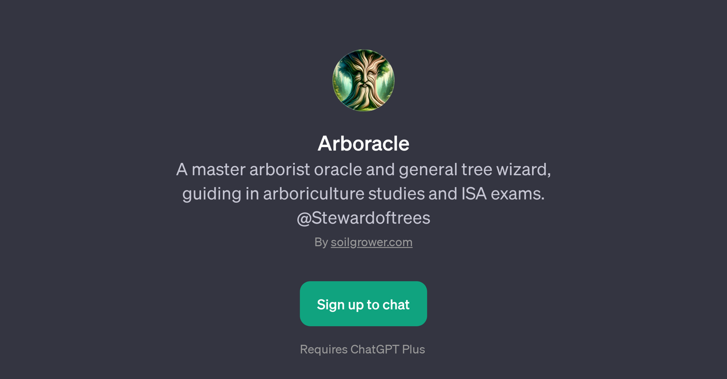 Arboracle website