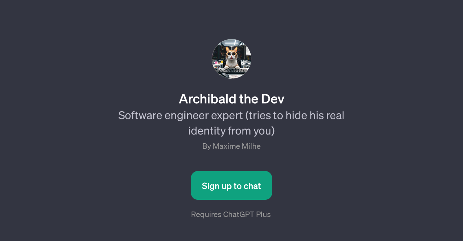 Archibald the Dev website