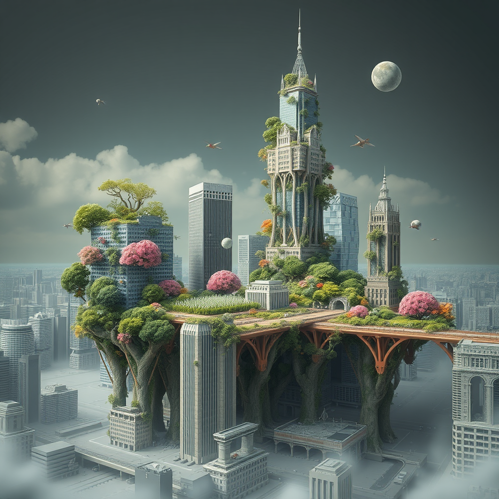Architectural Metamorphosis: Buildings as Organic Life Genre: Surreal/Dreamscape website