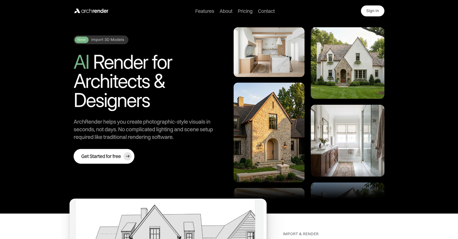 ArchRender website