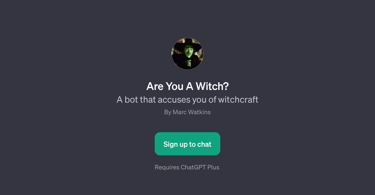 Are You A Witch? website