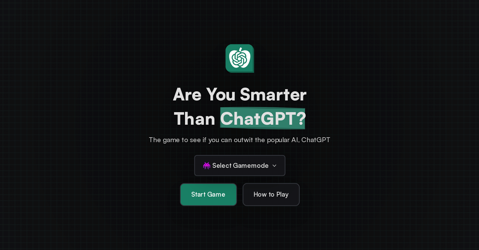 Are You Smarter Than ChatGPT? website