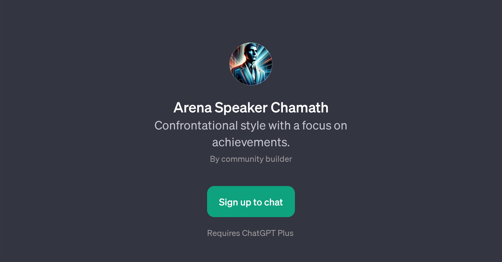 Arena Speaker Chamath website