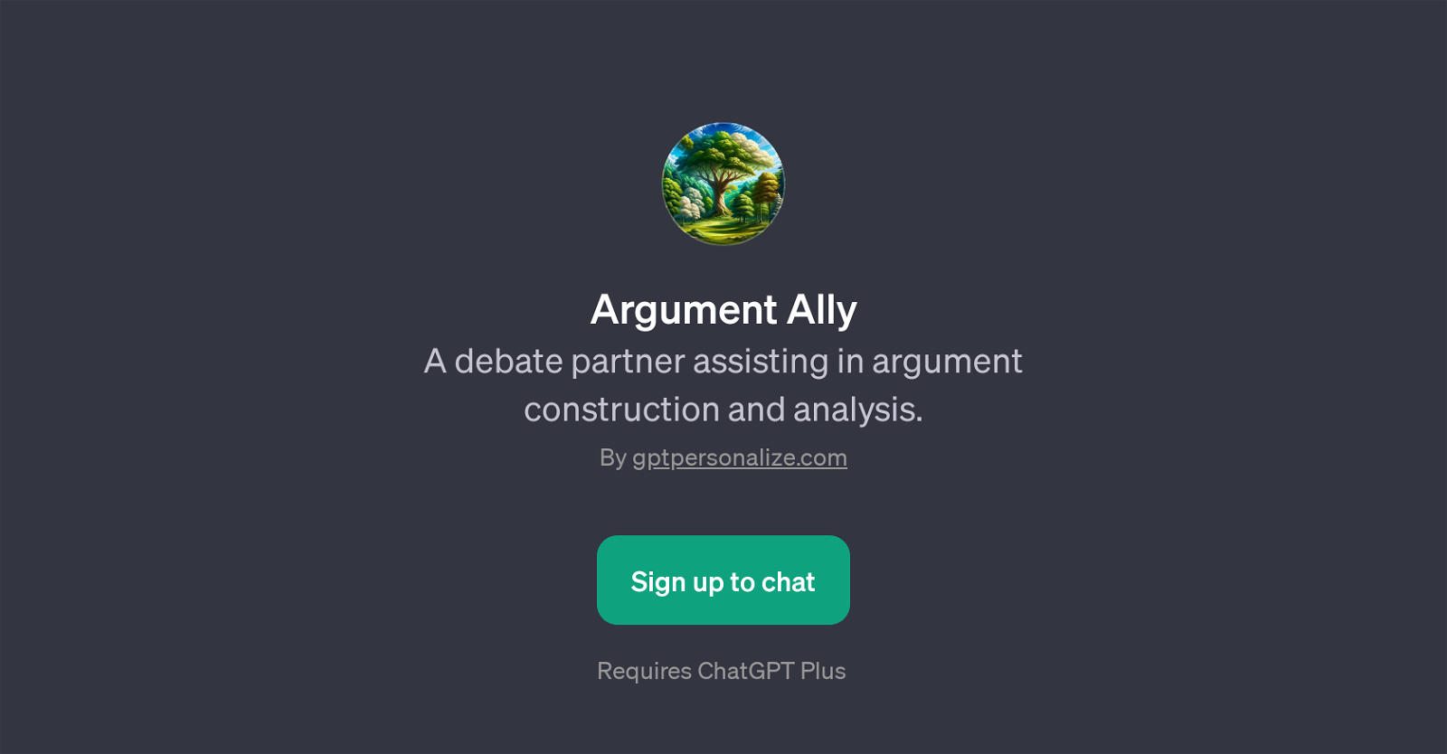 Argument Ally website