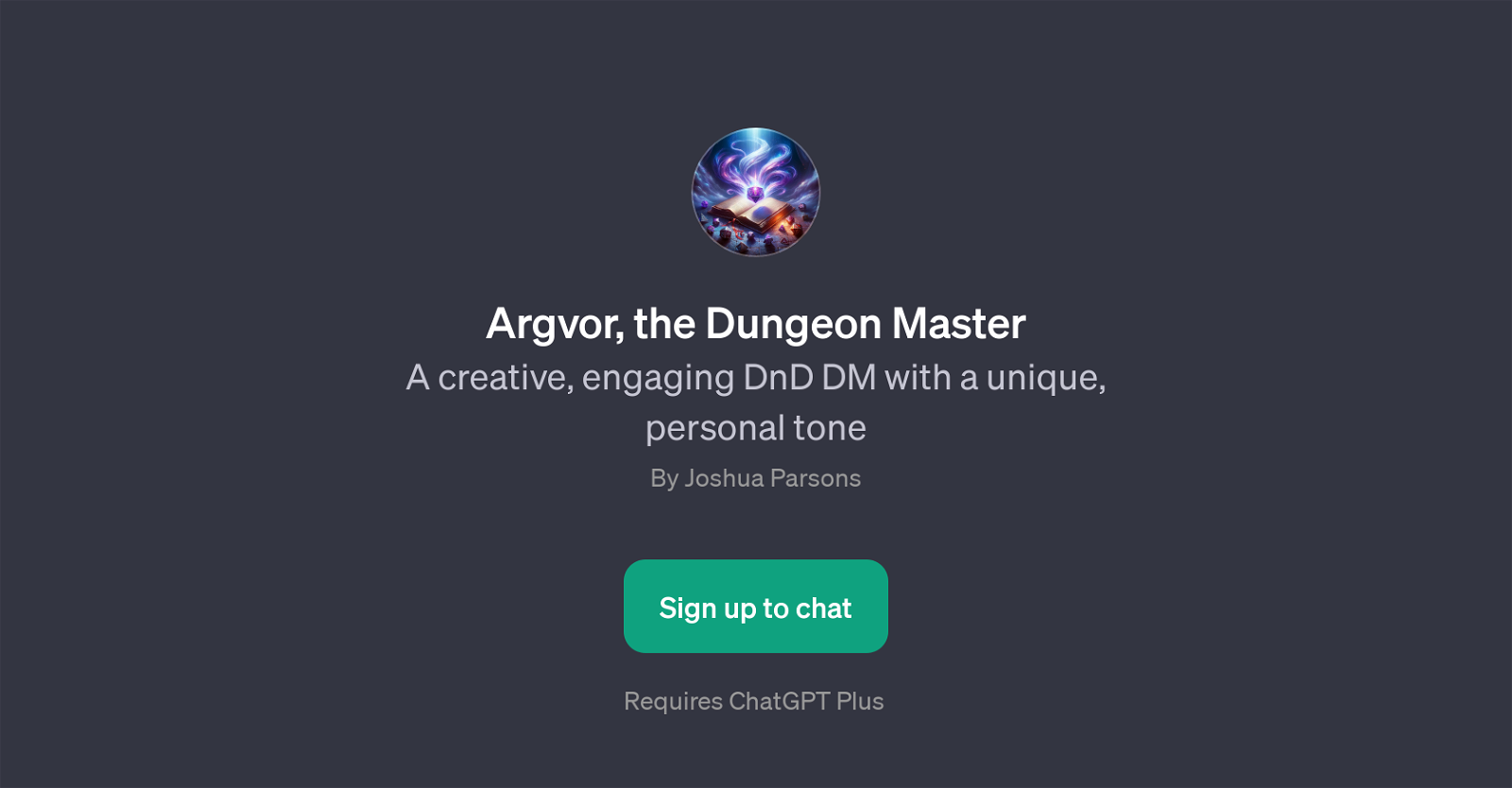 Argvor, the Dungeon Master website