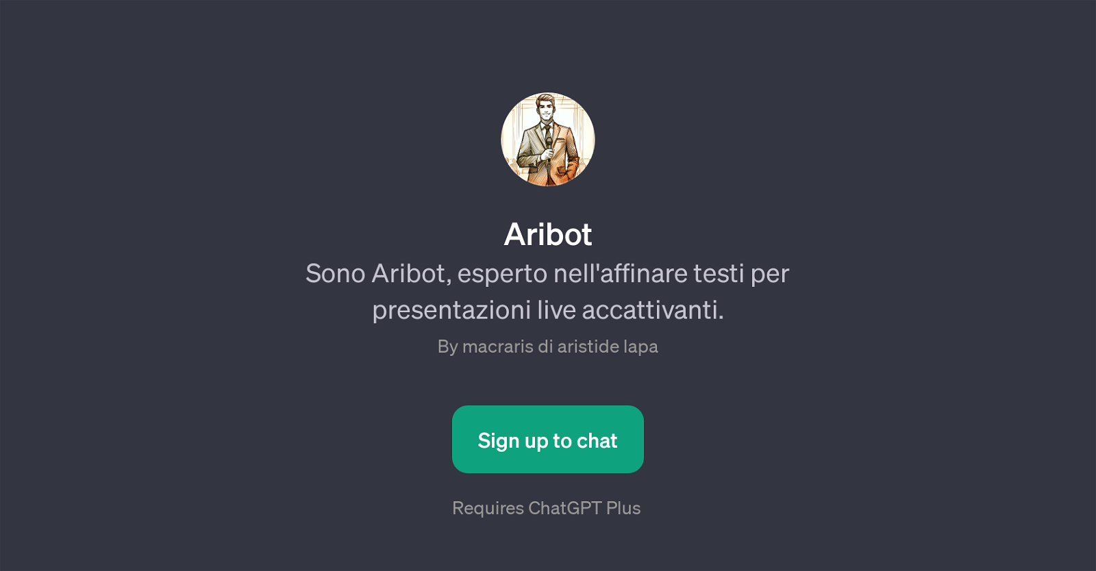 Aribot website