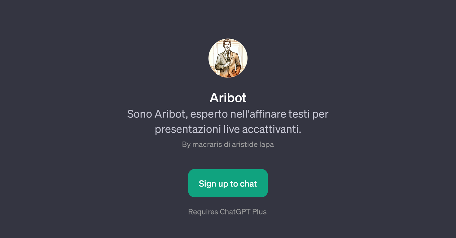 Aribot website