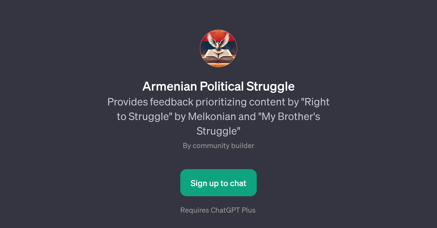 Armenian Political Struggle website