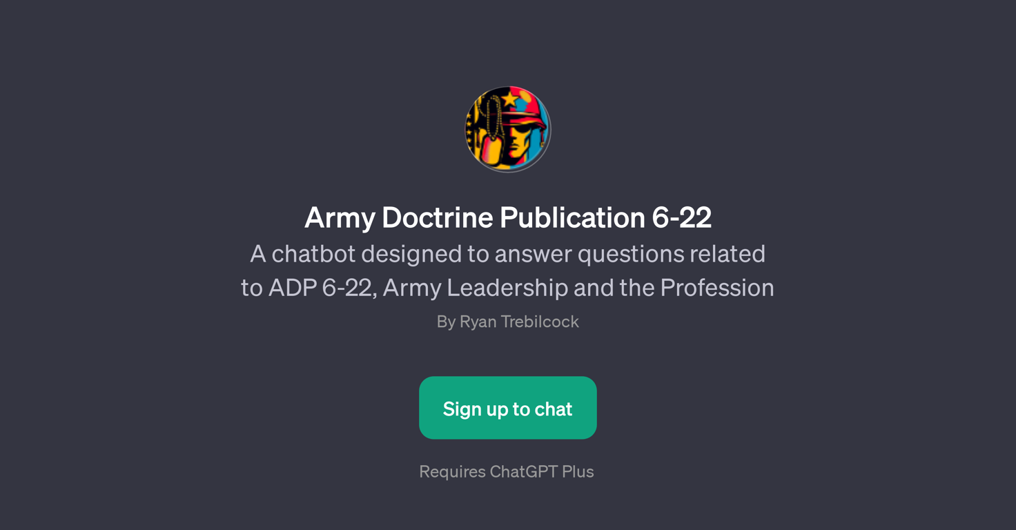 Army Doctrine Publication 6-22 website