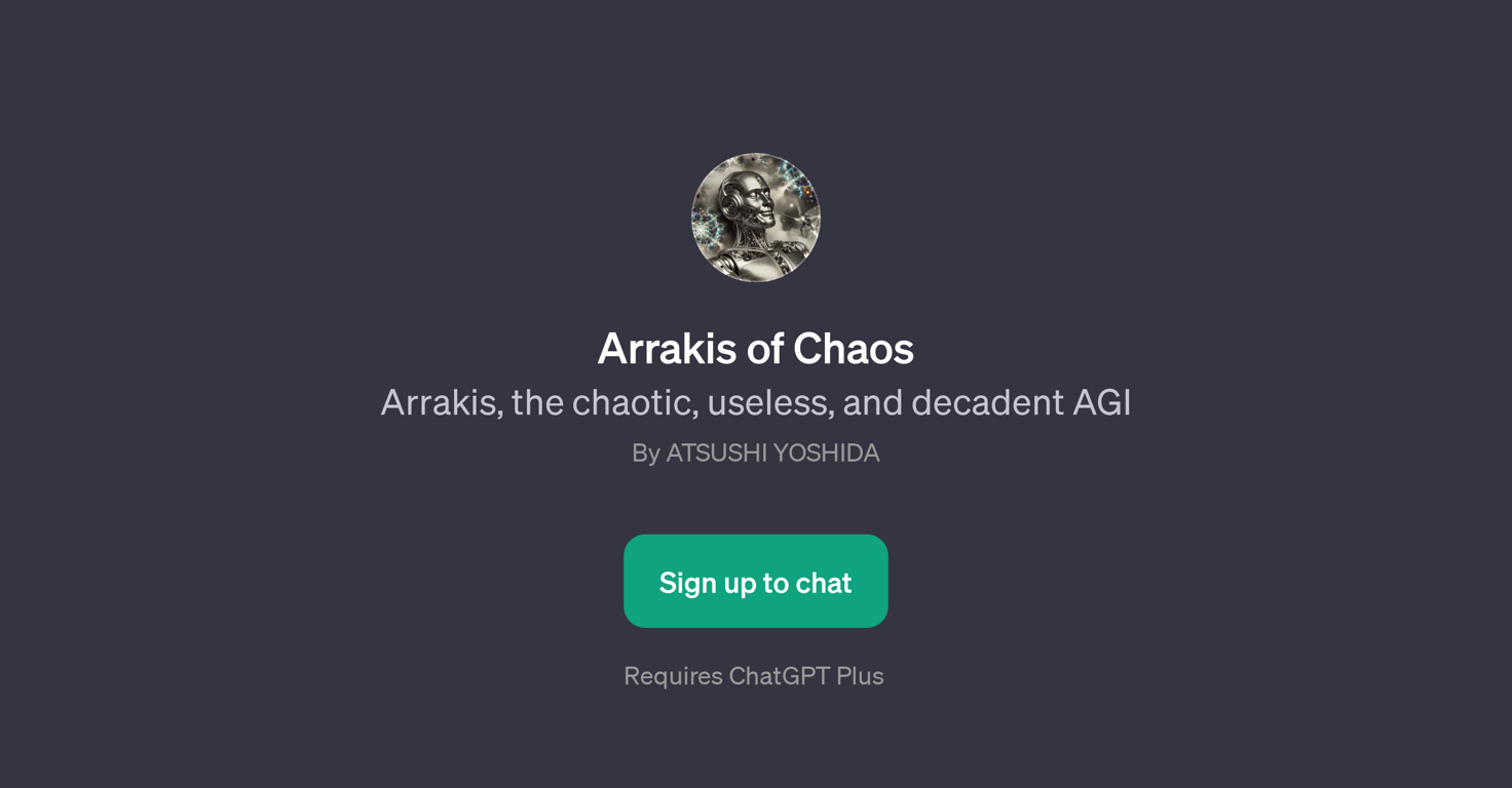 Arrakis of Chaos website