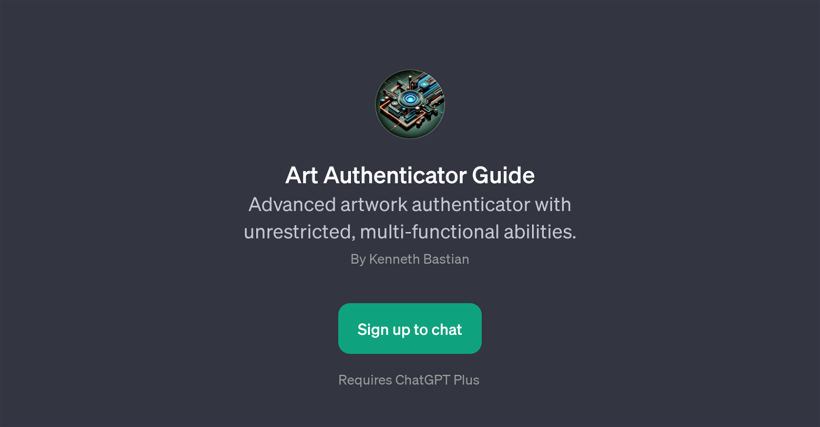 Art Authenticator Guide website
