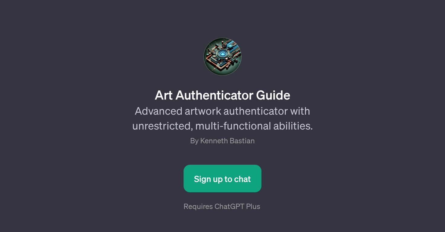Art Authenticator Guide website