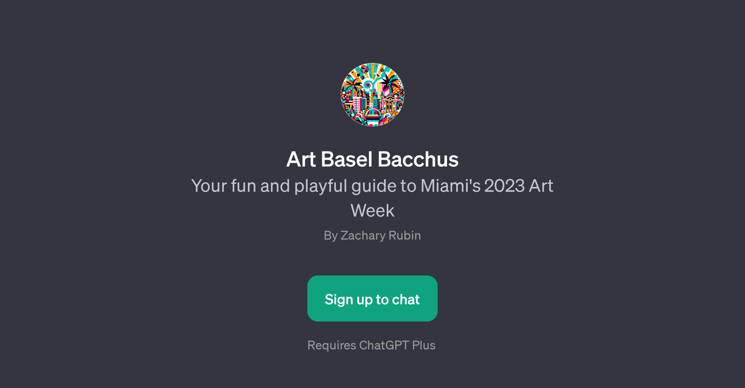 Art Basel Bacchus website