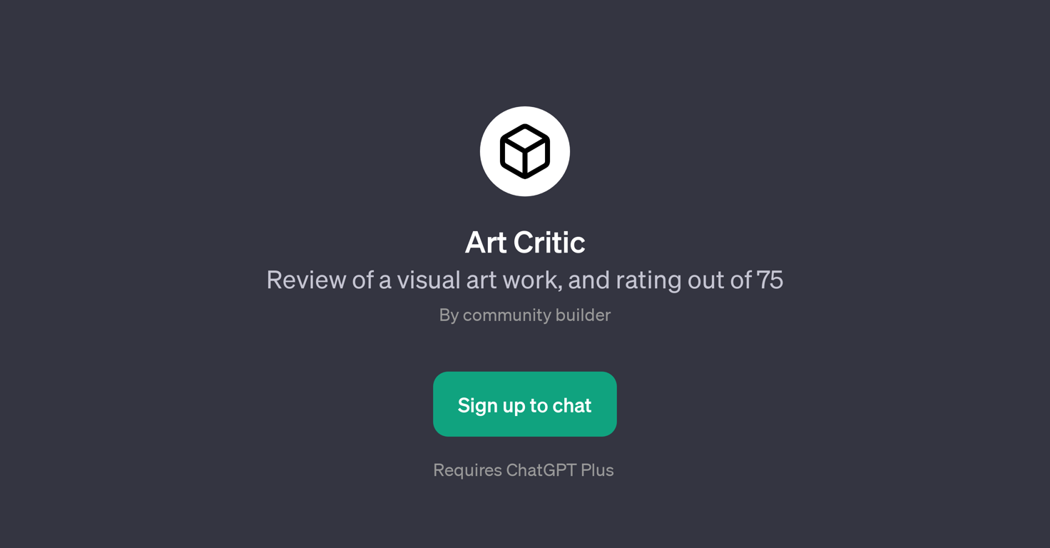 Art Critic website