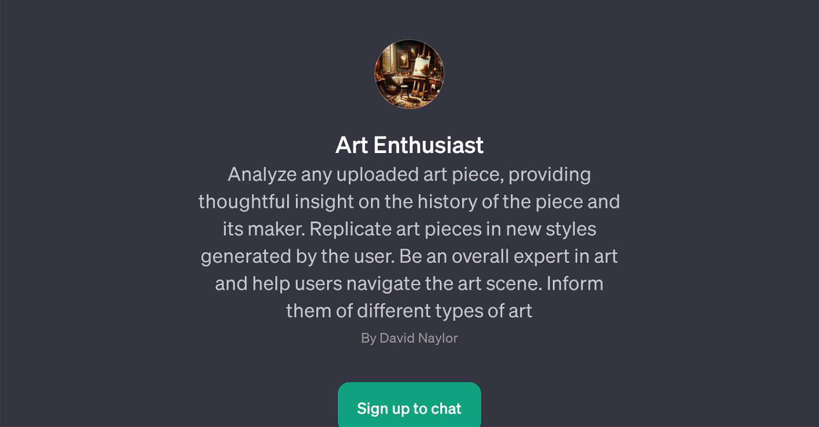 Art Enthusiast website