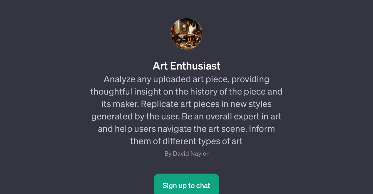 Art Enthusiast website