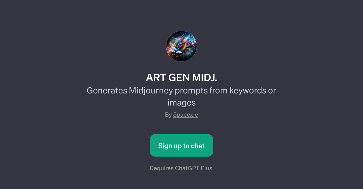 ART GEN MIDJ website