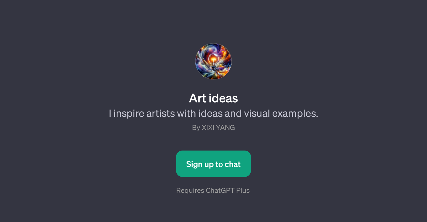 Art Ideas GPT website