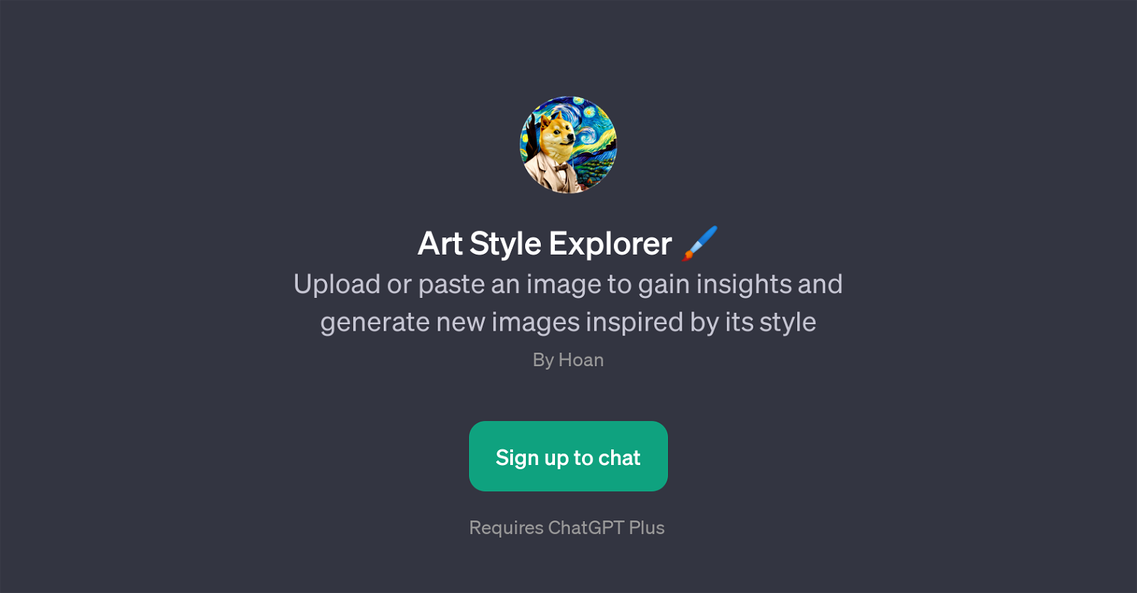 Art Style Explorer website