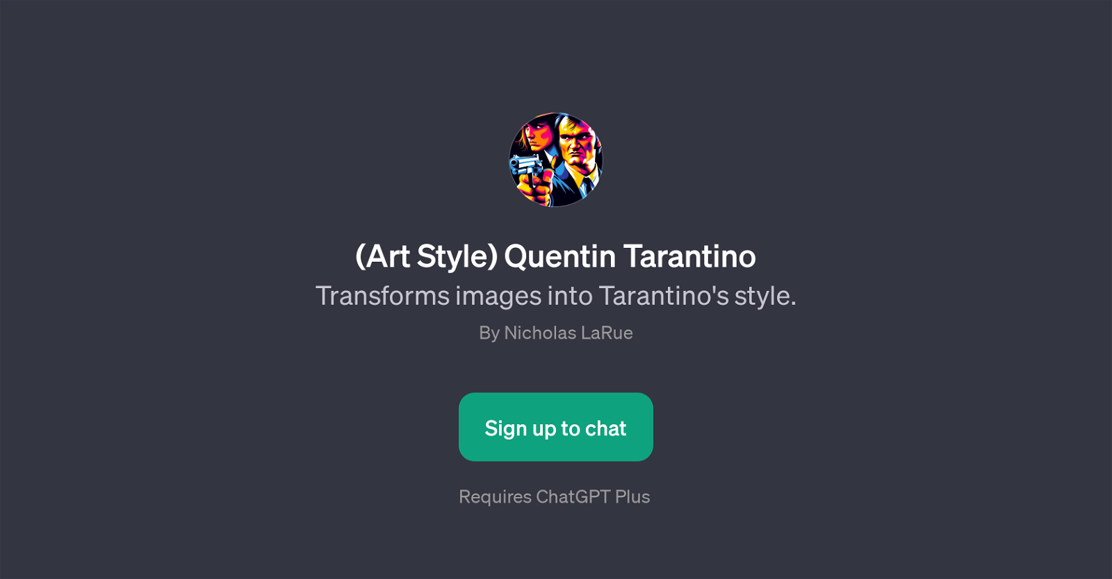 (Art Style) Quentin Tarantino website