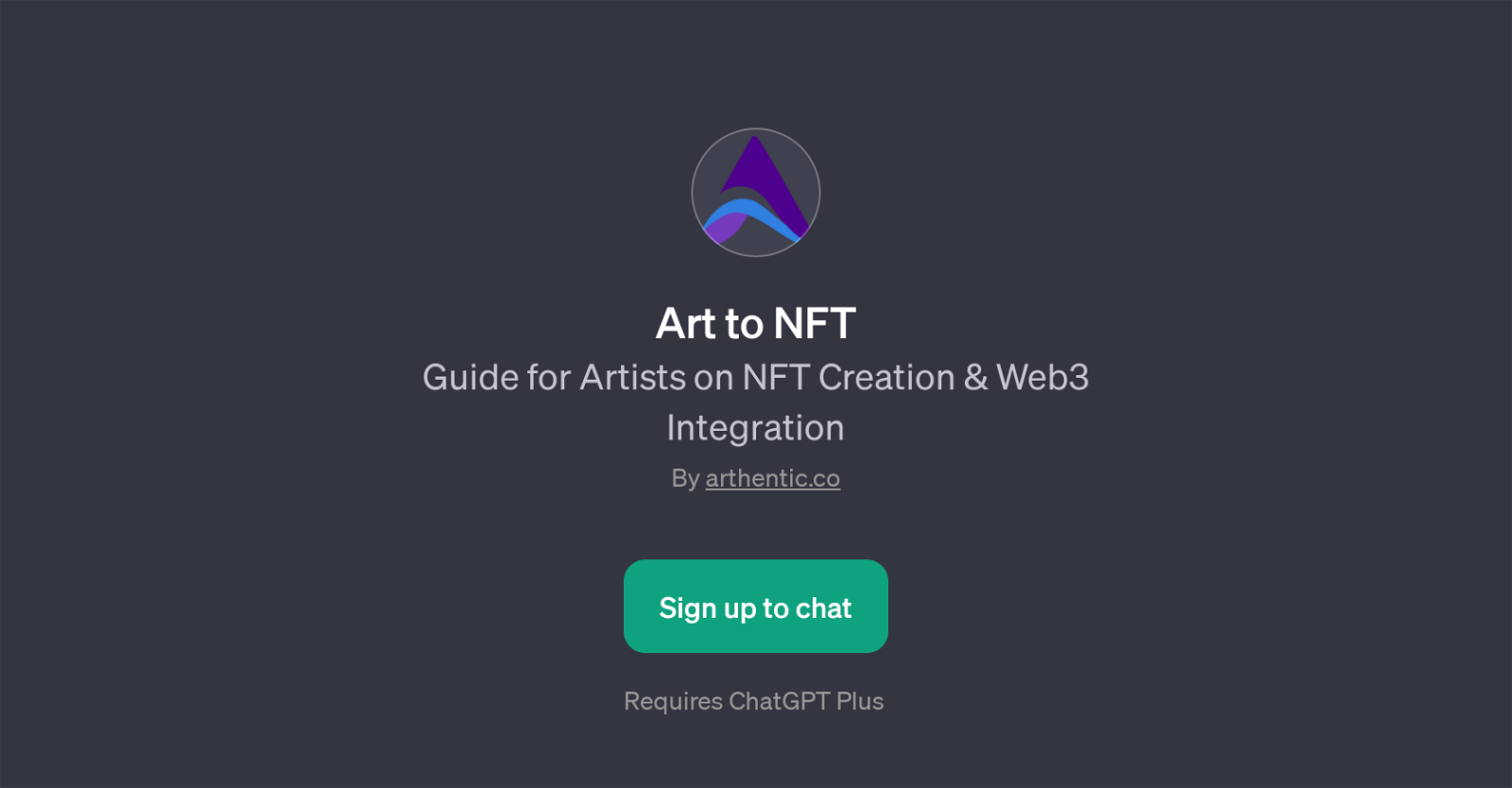Art to NFT website