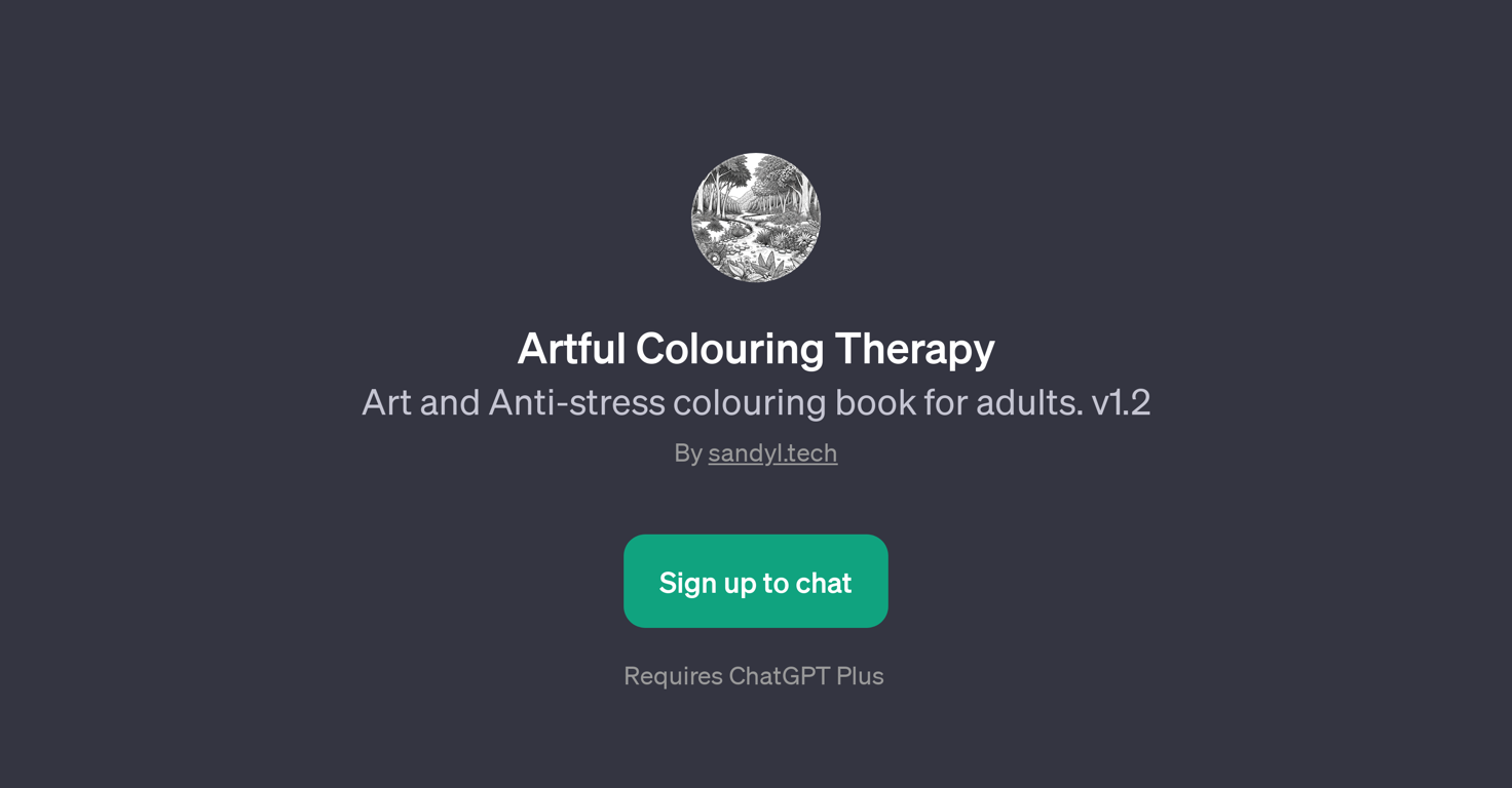 Artful Colouring Therapy website