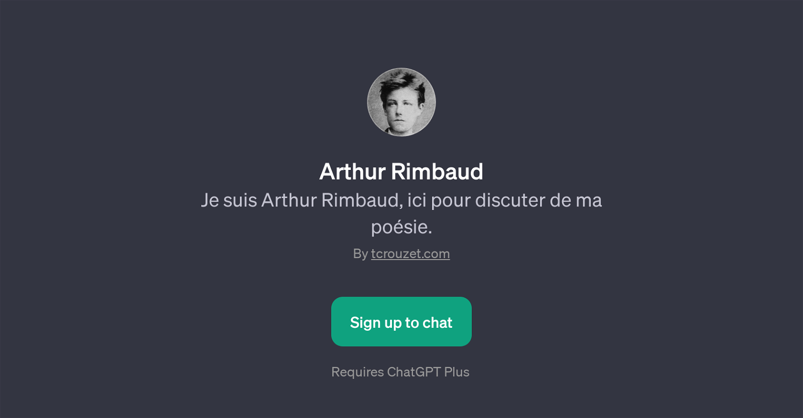 Arthur Rimbaud website