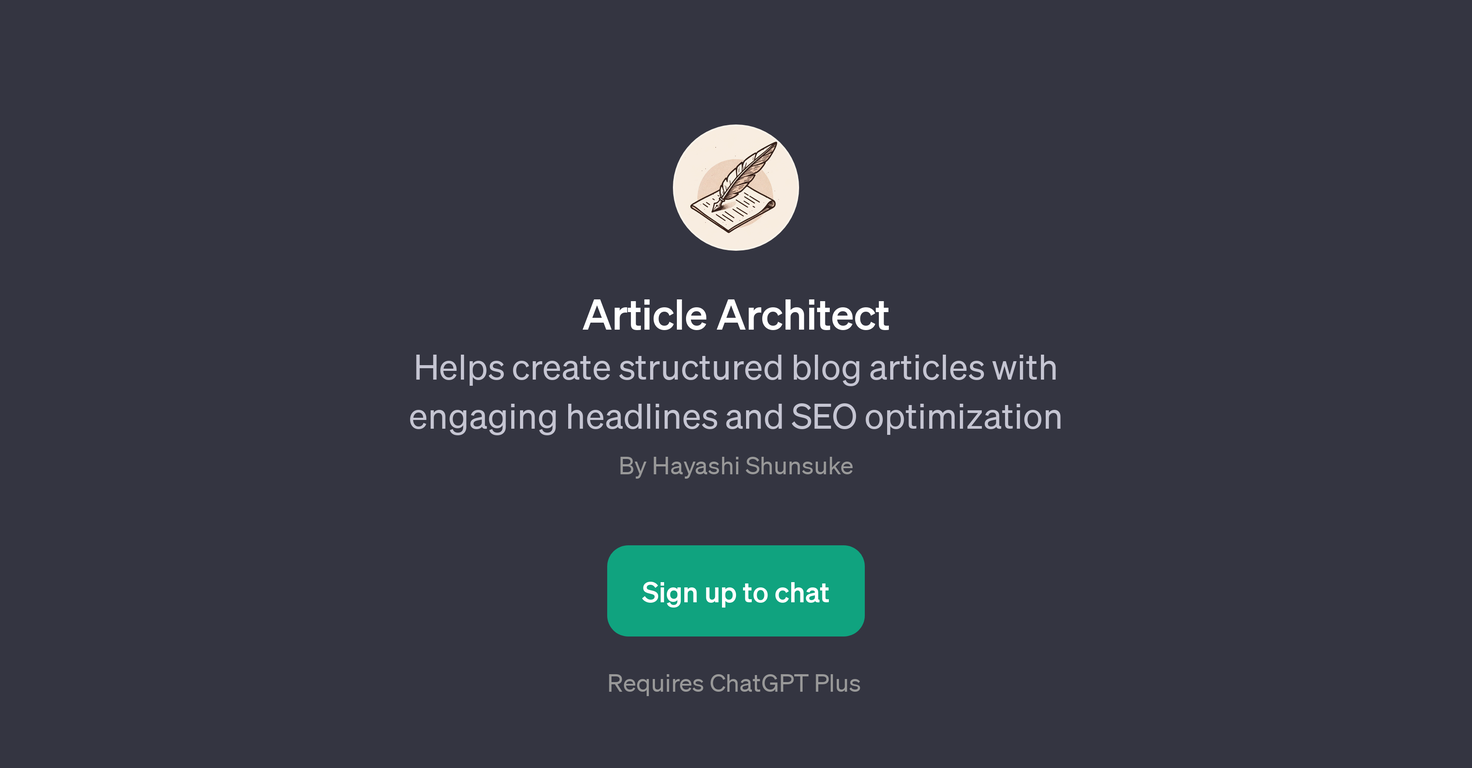 Article Architect website