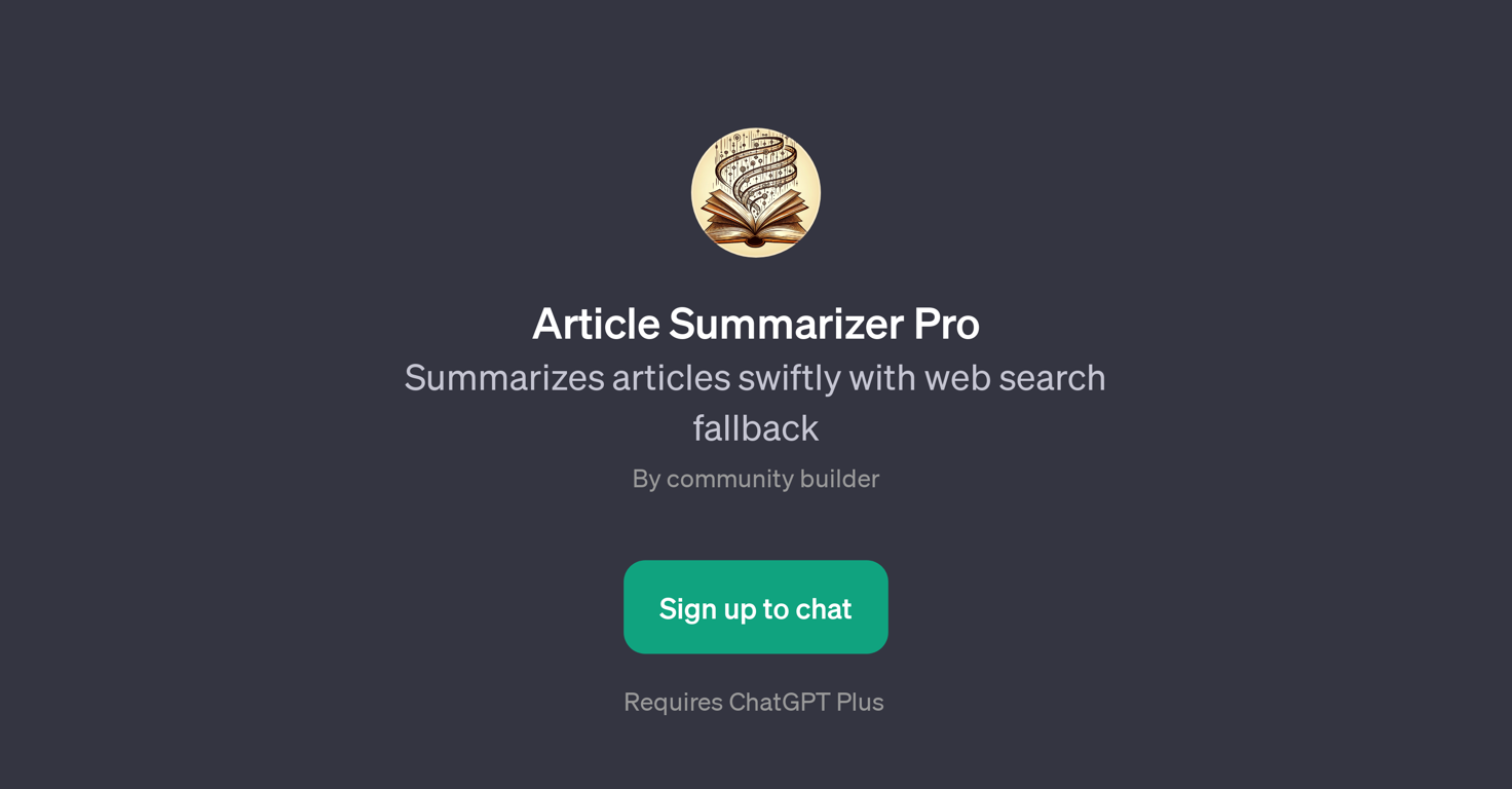 Article Summarizer Pro website
