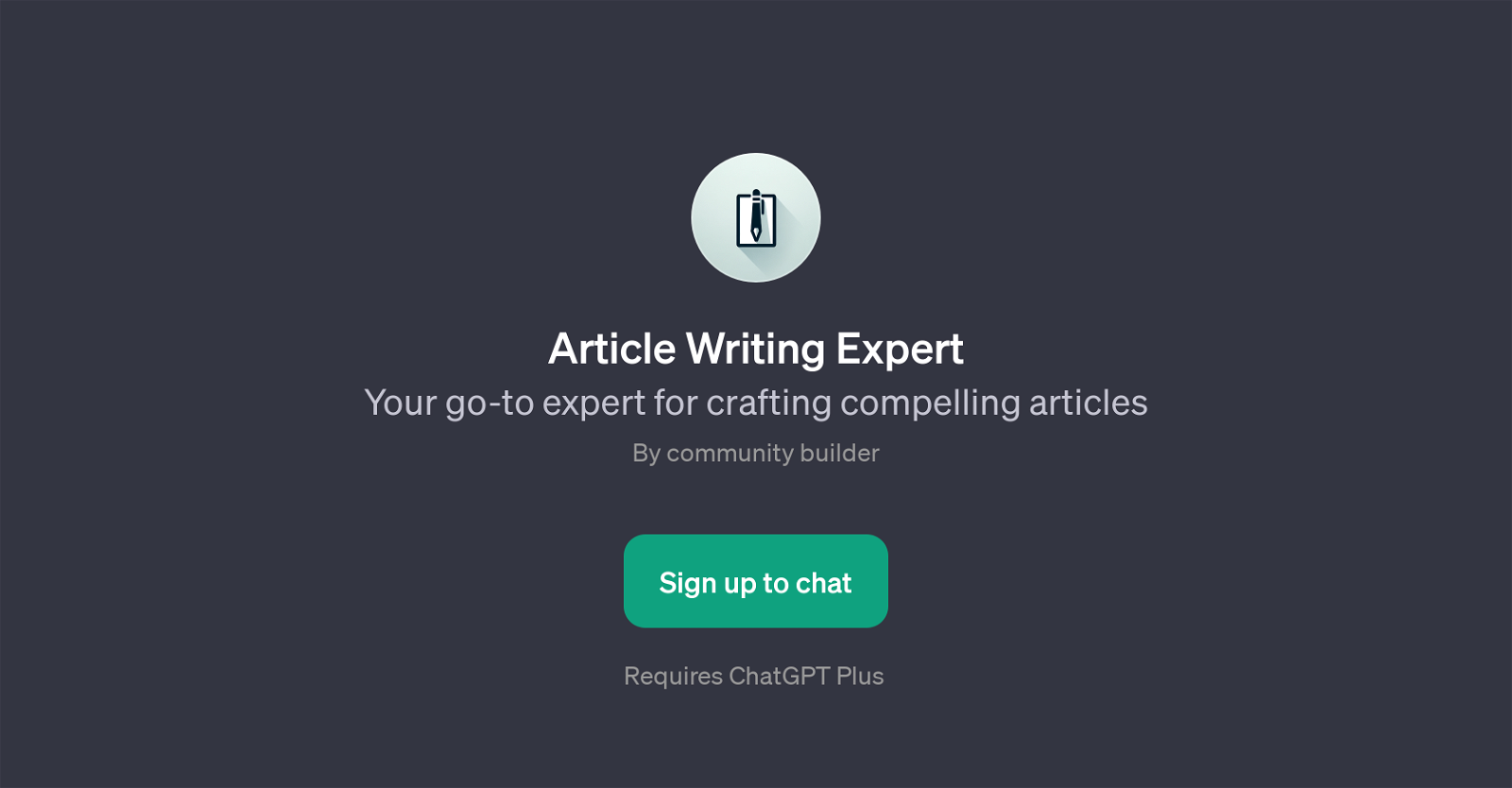 Article Writing Expert website