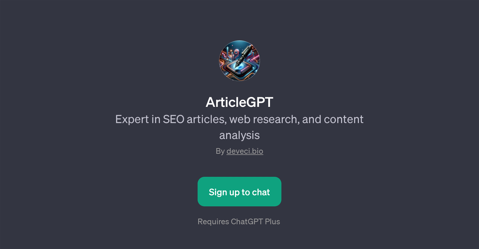 ArticleGPT website