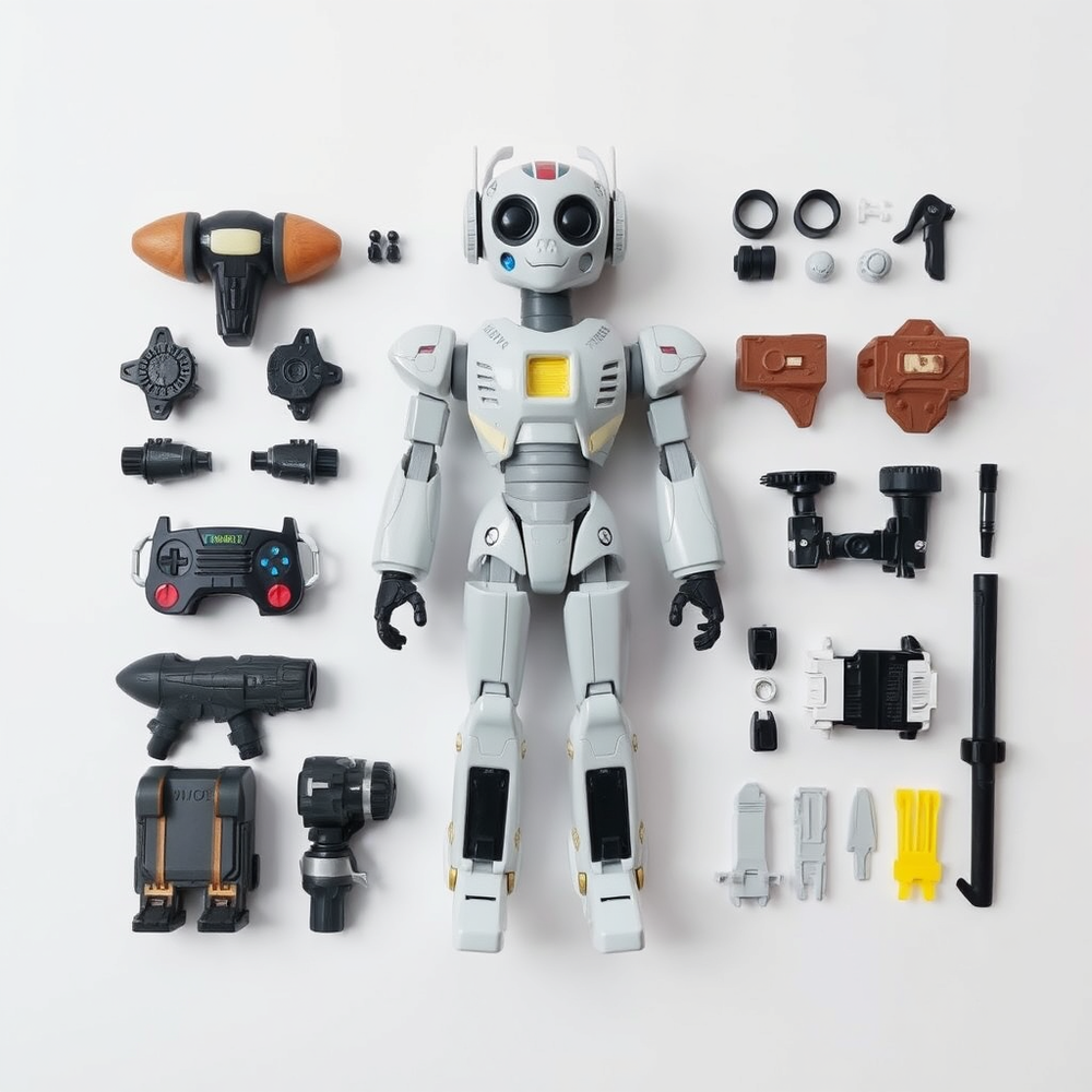 Articulated Toy Parts for Creative Assembly website