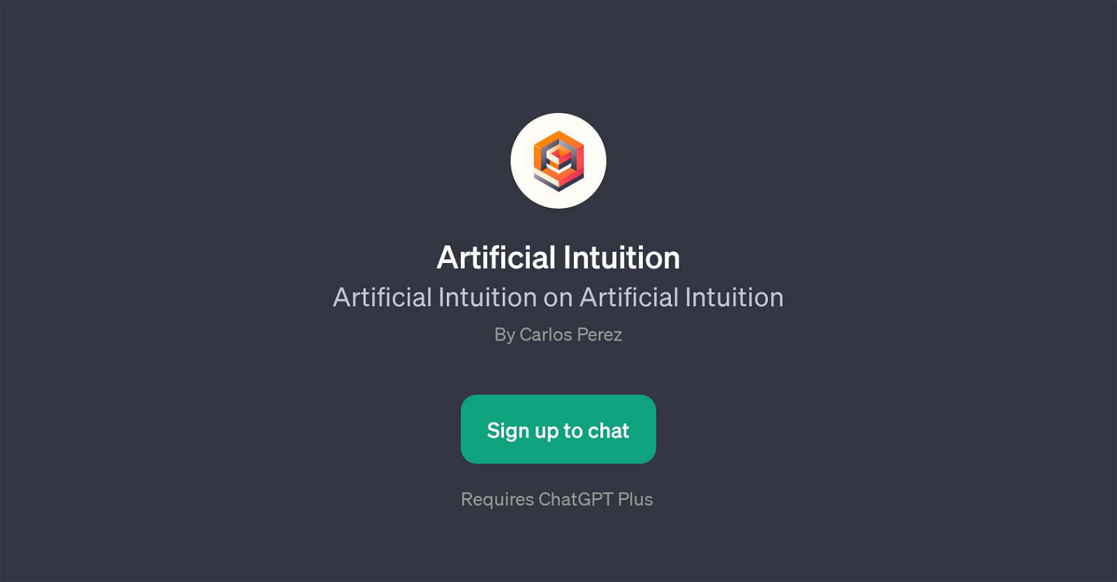 Artificial Intuition website
