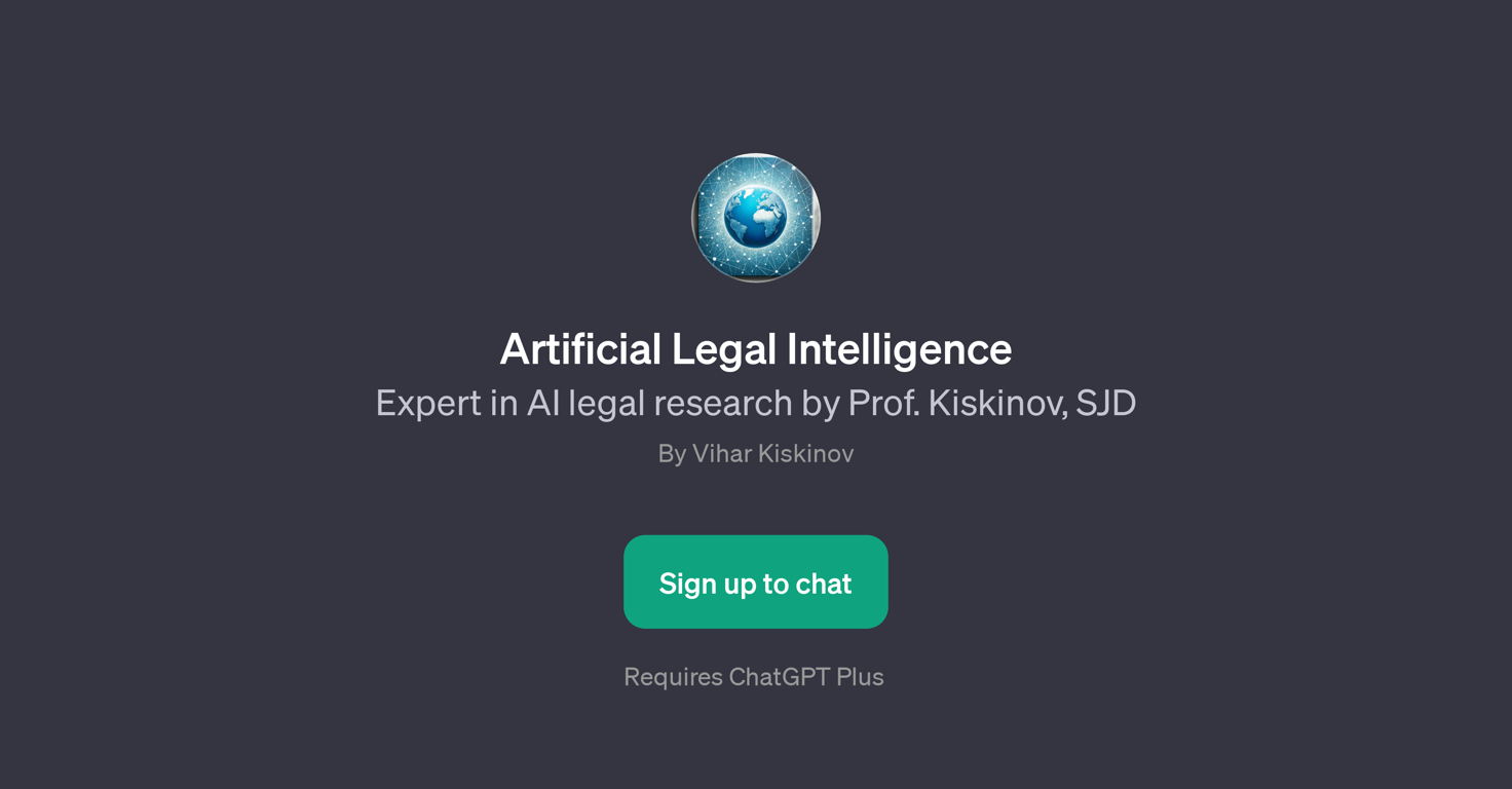 Artificial Legal Intelligence website