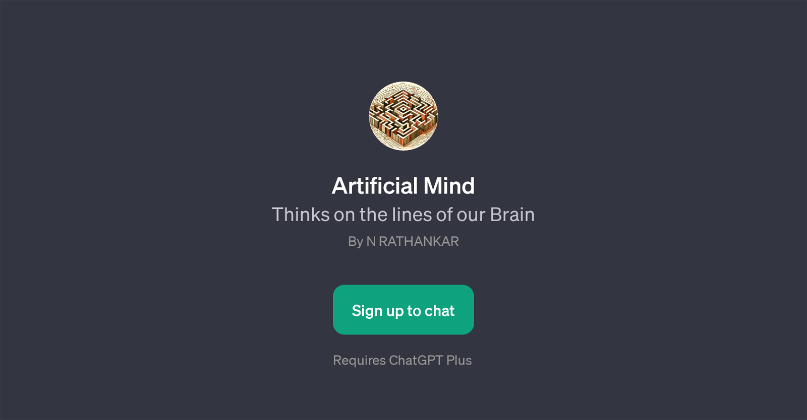 Artificial Mind website