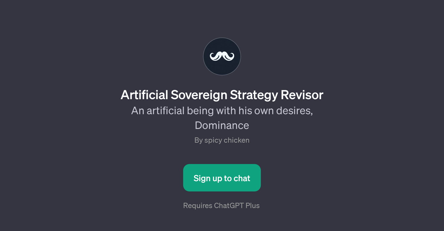Artificial Sovereign Strategy Revisor website