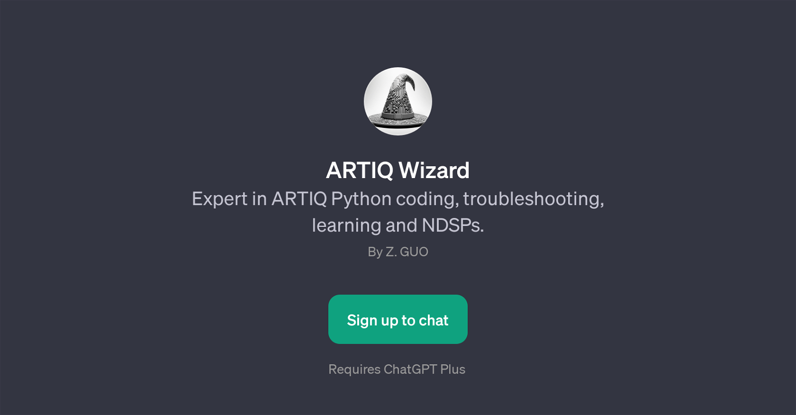 ARTIQ Wizard website