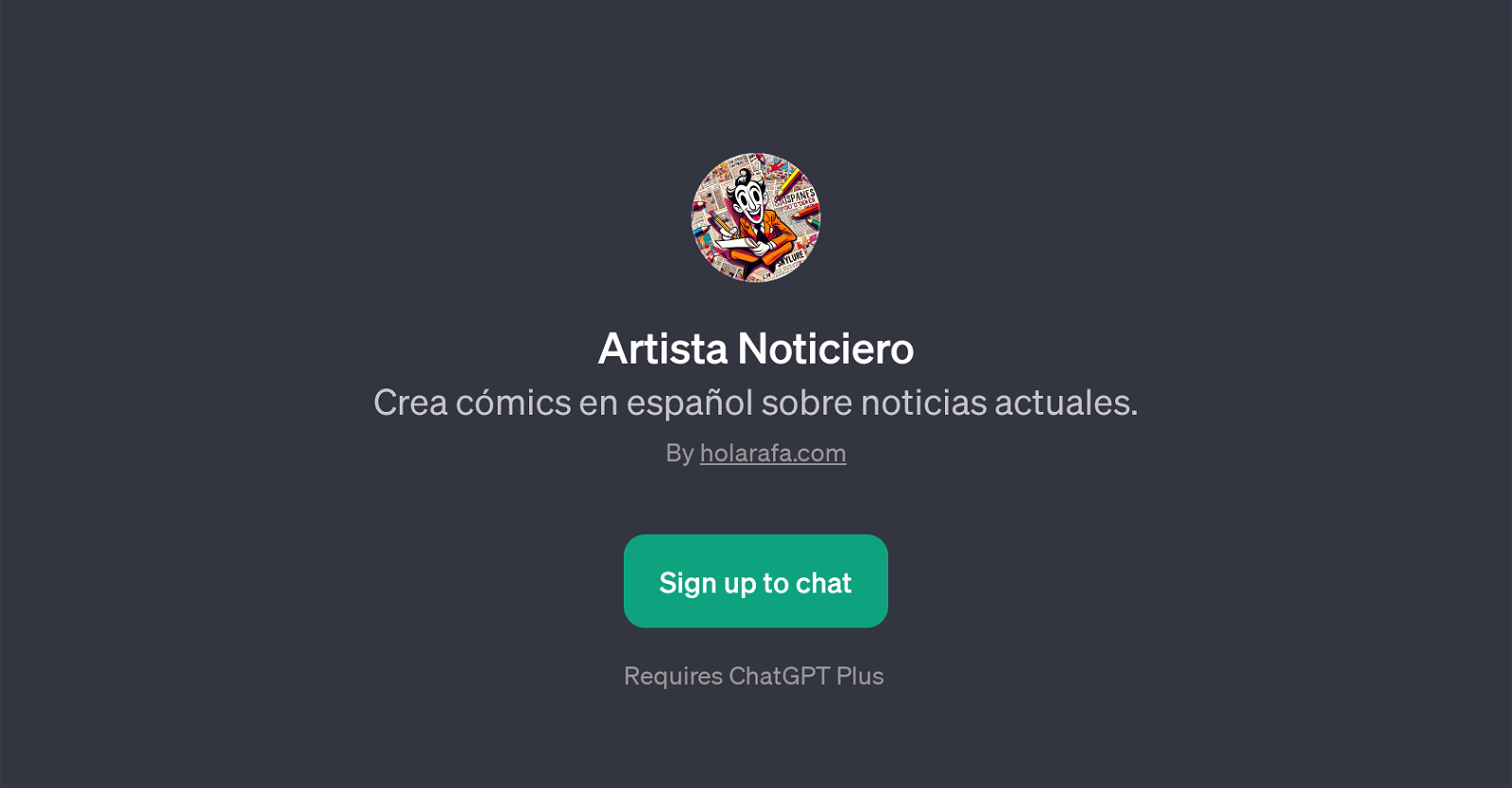 Artista Noticiero website