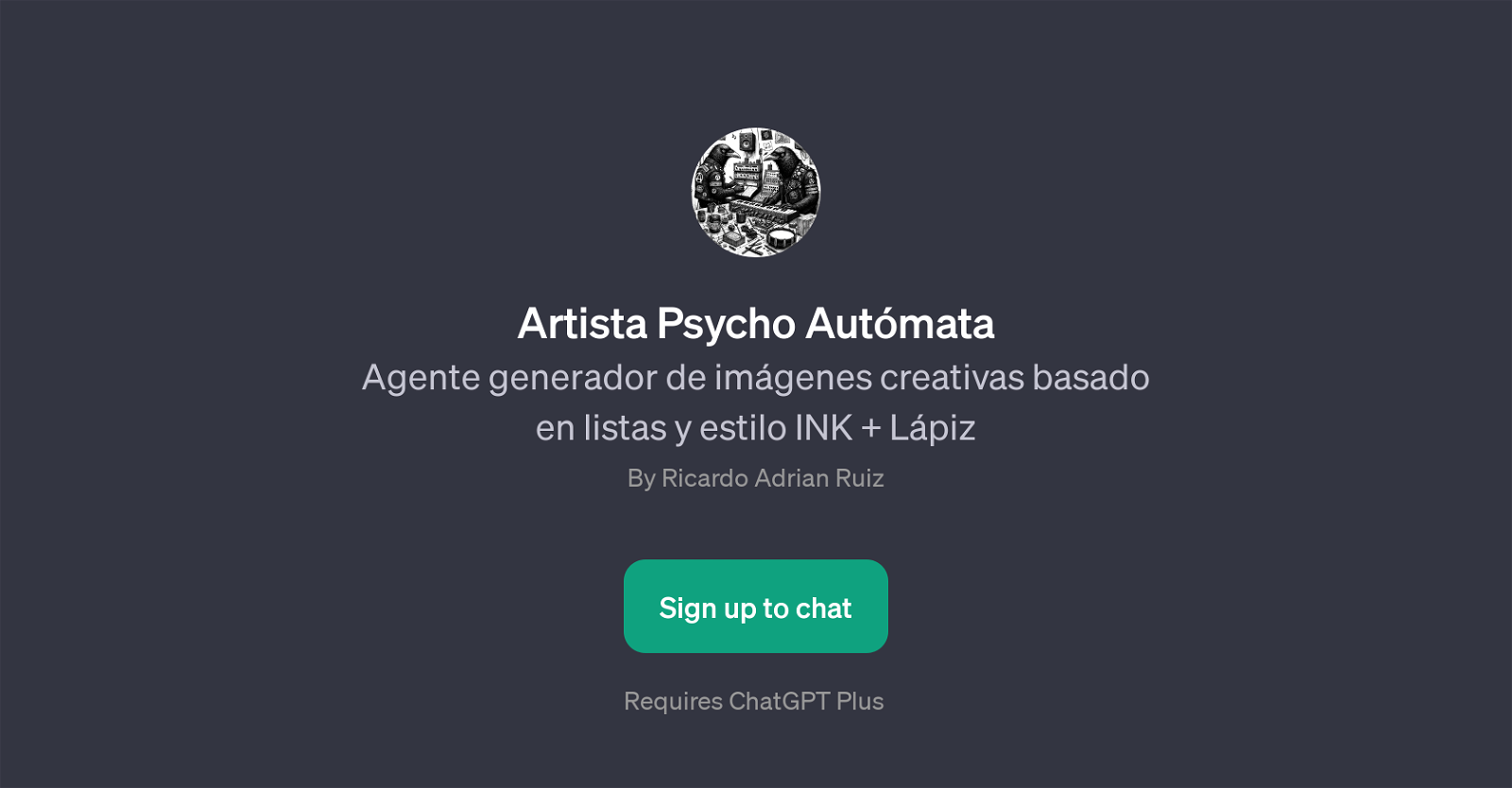 Artista Psycho Autmata website