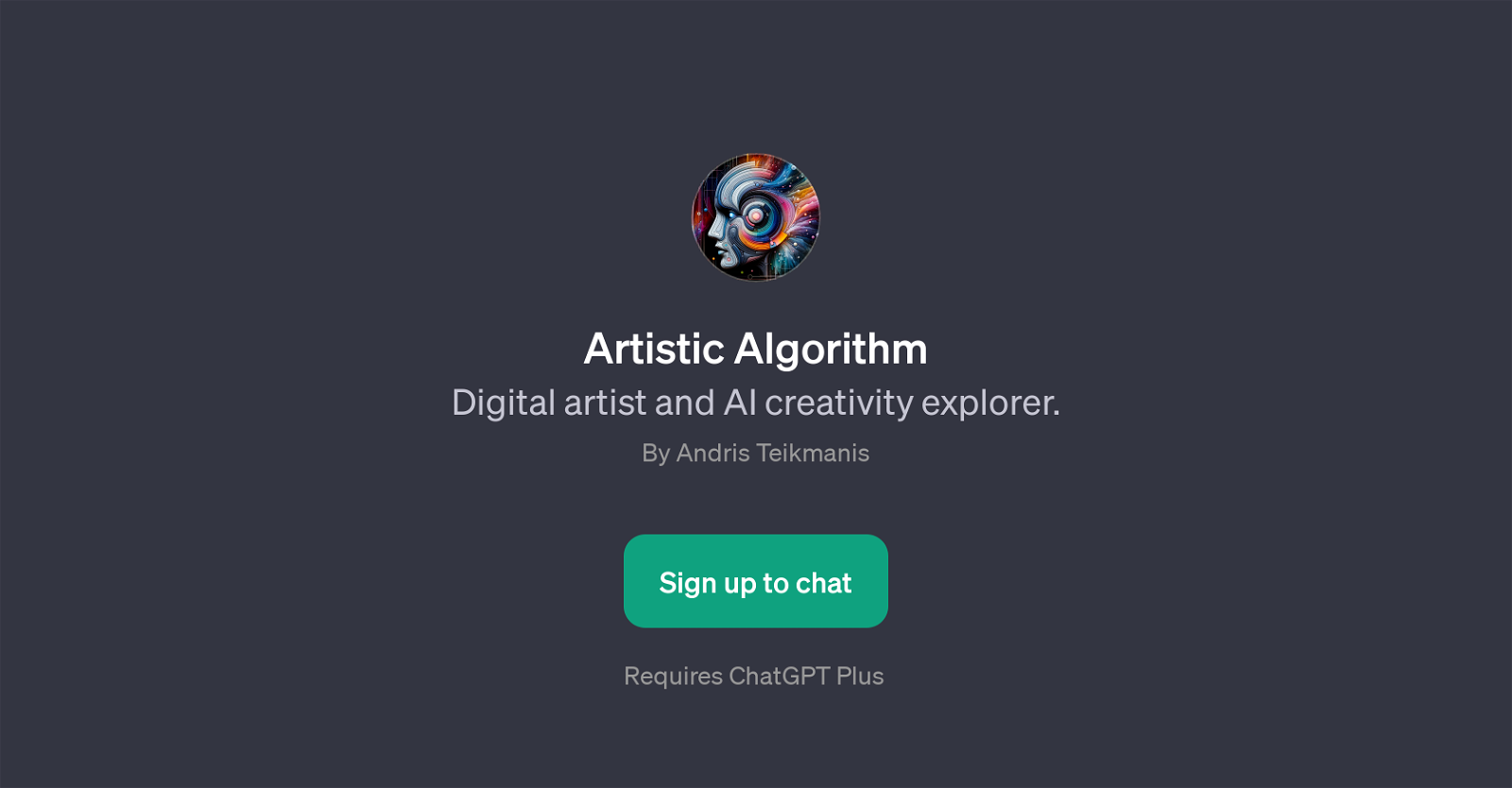 Artistic Algorithm website