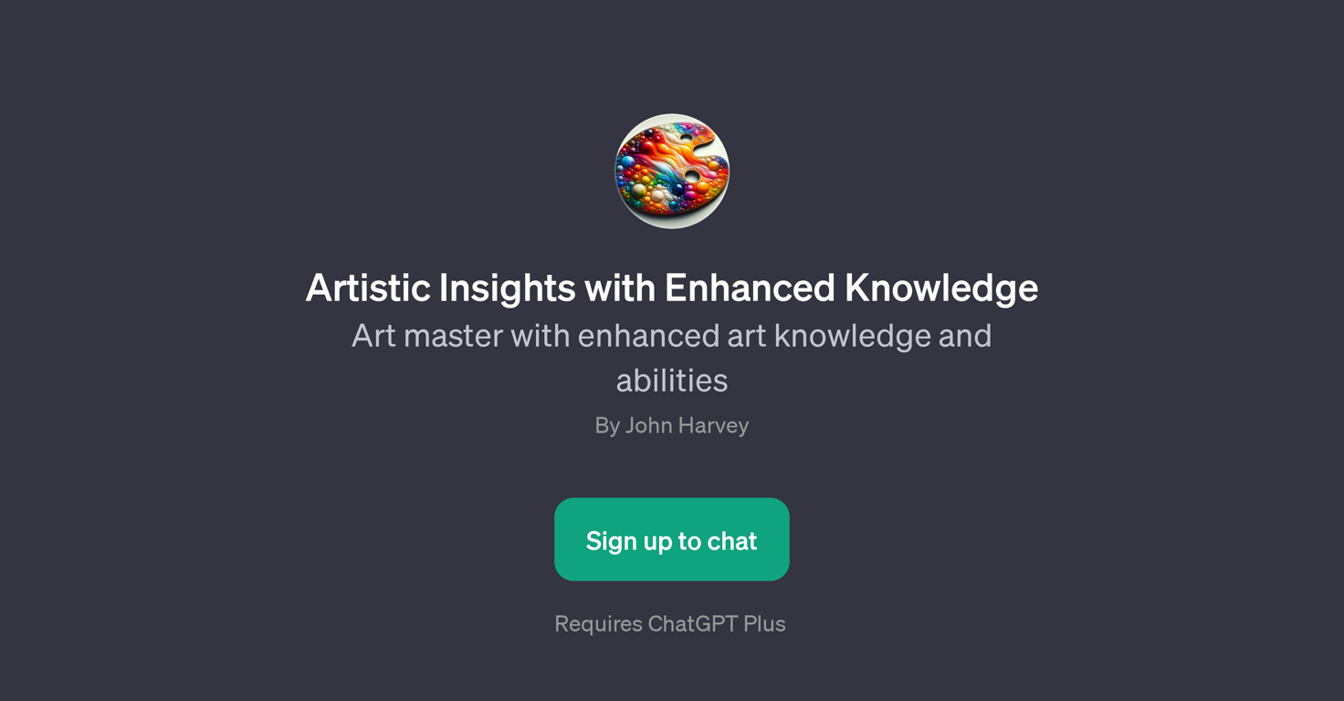 Artistic Insights with Enhanced Knowledge website