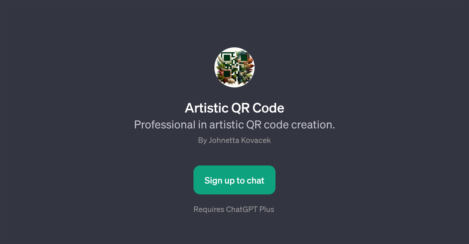 Artistic QR Code website