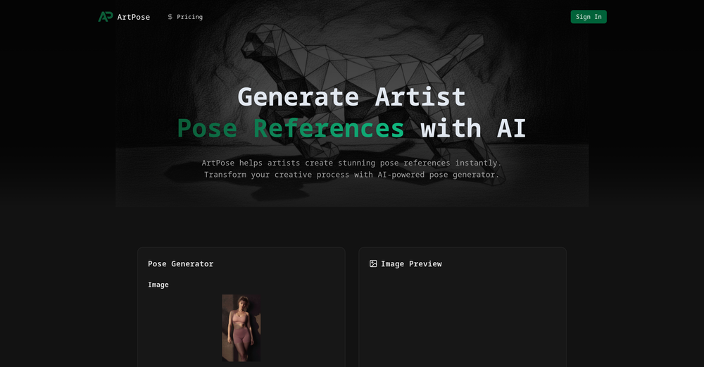 ArtPose website