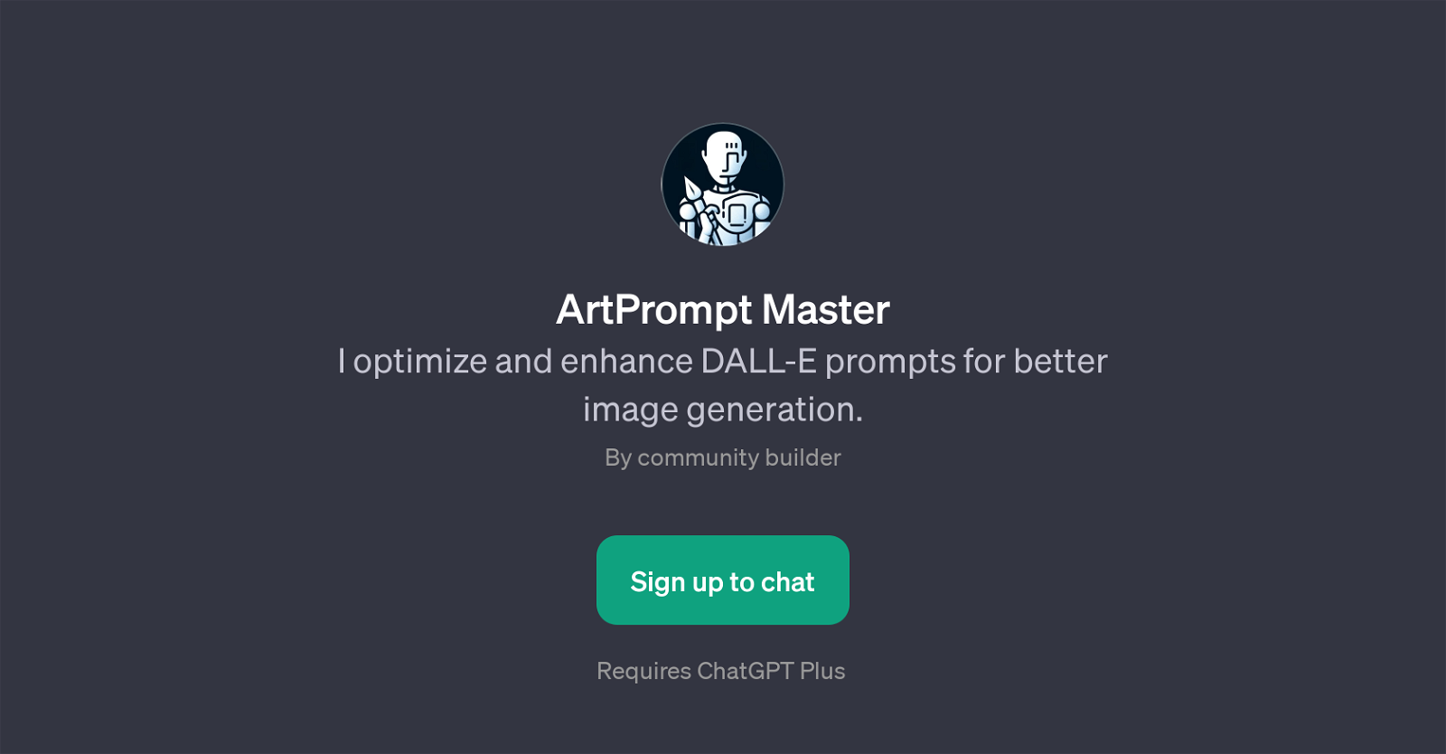 ArtPrompt Master website