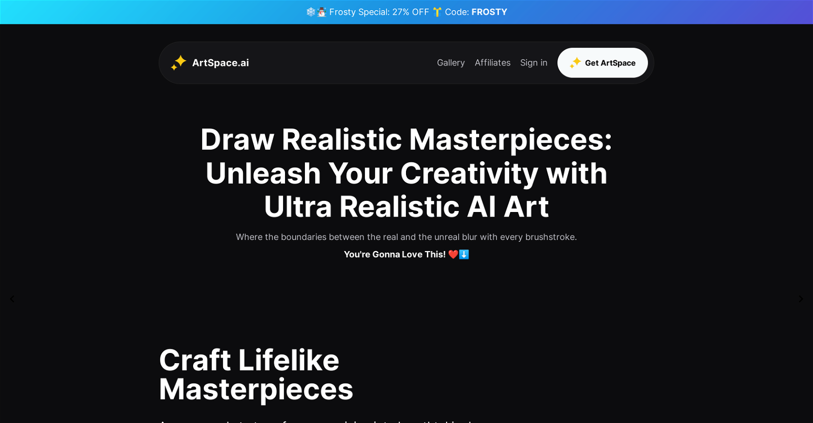 ArtSpace website