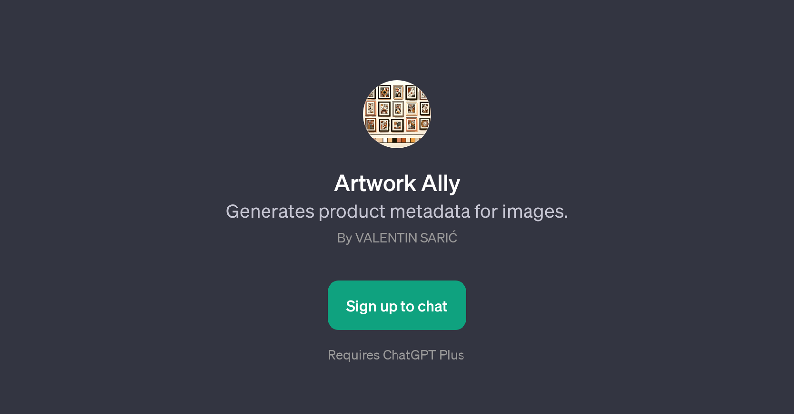 Artwork Ally website