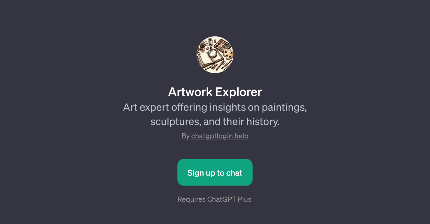 Artwork Explorer website