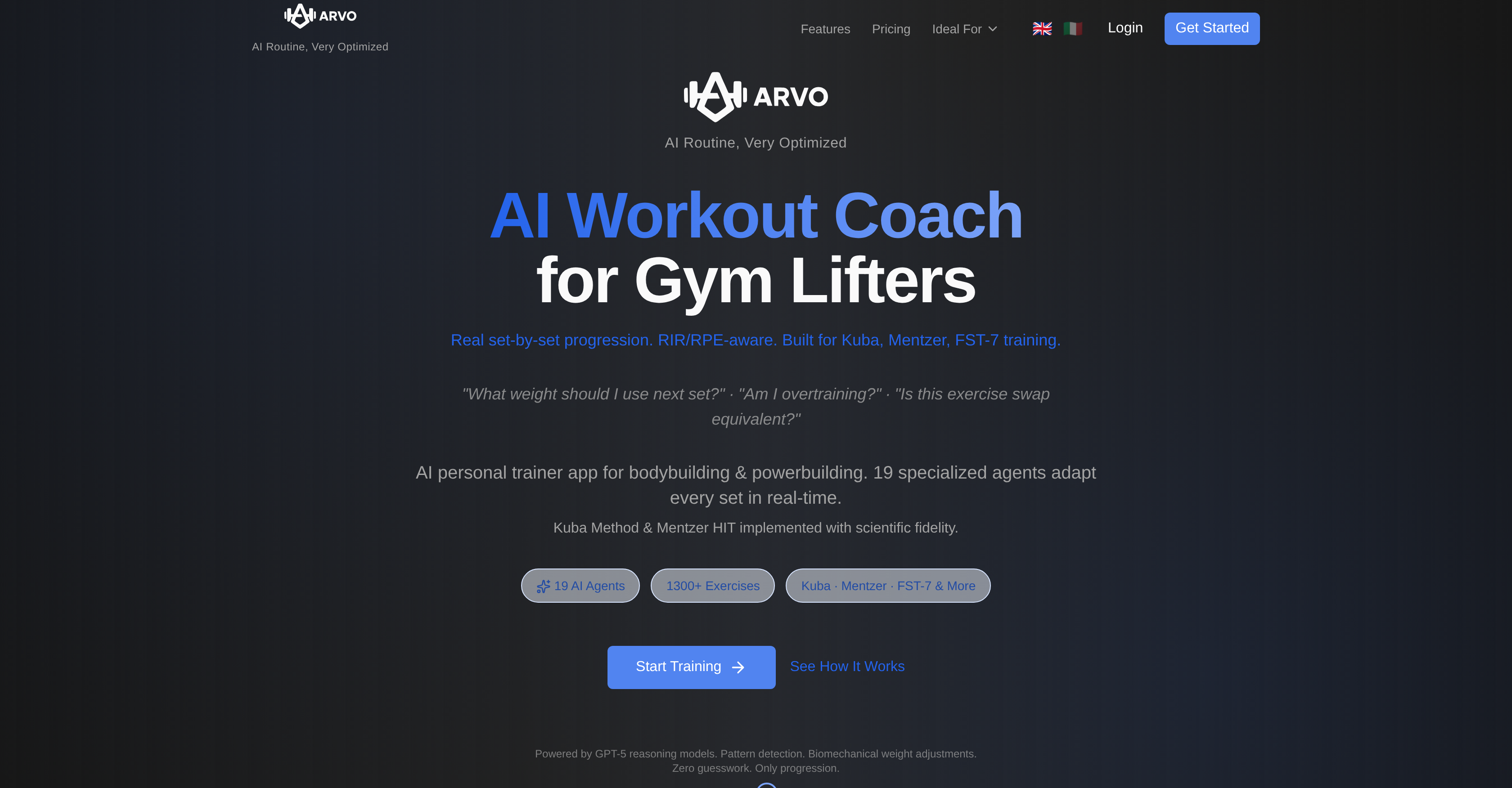 Arvo - AI Personal Trainer logo