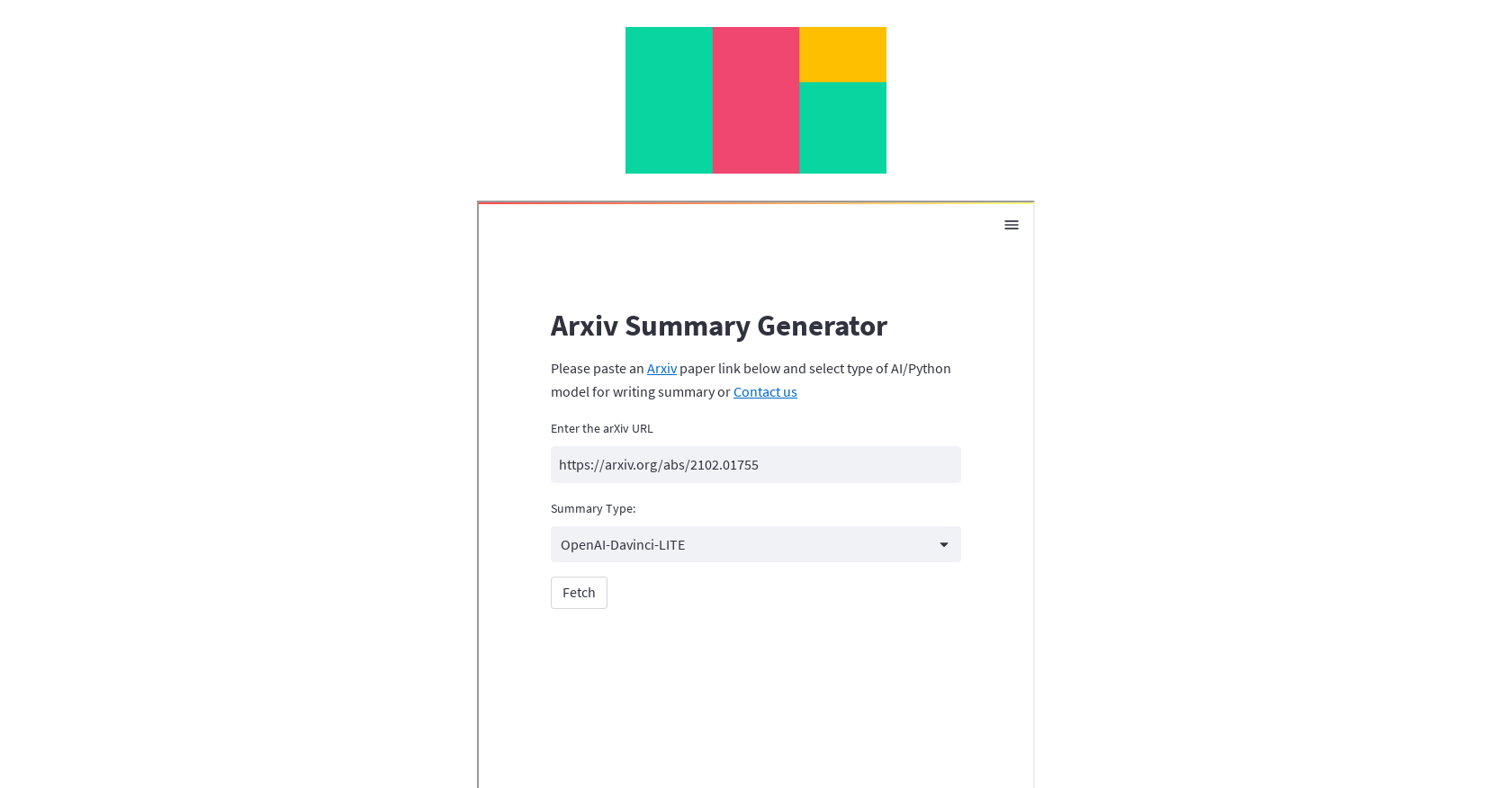 summary creator